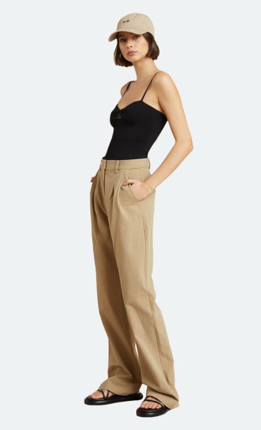 Clothing Bec + Bridge  | Tohono Pant Dark Beige