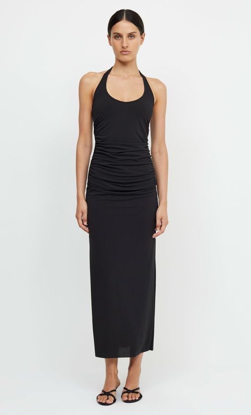 Clothing Bec + Bridge  | Myla Halter Maxi Dress Black